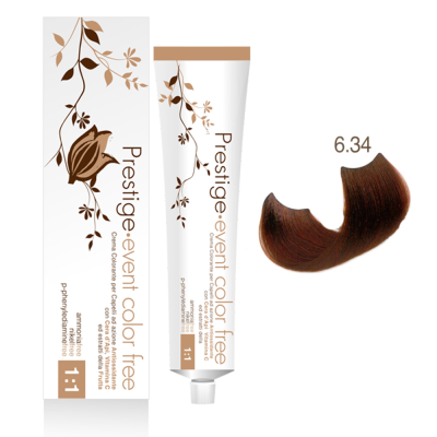 Prestige Botanicolor tinta senza ammoniaca 6,34 biondo scuro dorato ramato - 100 ml