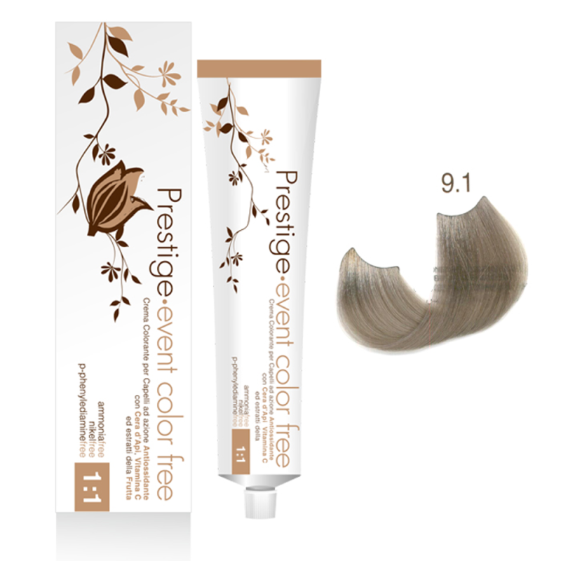 Prestige Botanicolor tinta colorante senza ammoniaca 9,1 biondo chiarissimo cenere - 100 ml
