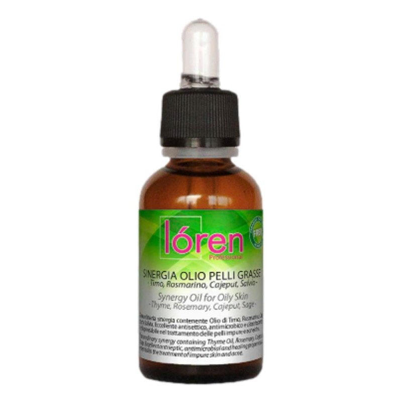 Loren sinergia olio pelli grasse 30ml