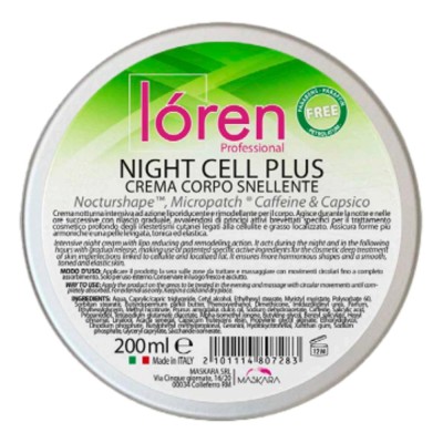 Loren night cell plus crema corpo snellente 200ml