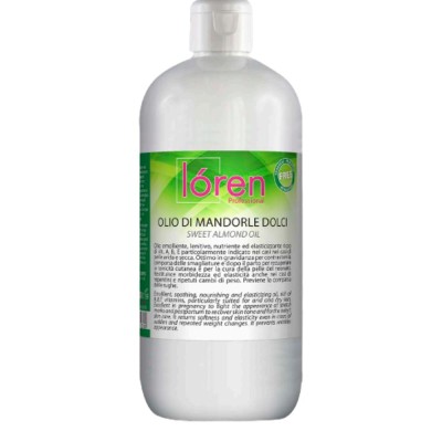Loren olio massaggio mandorle dolci senza profumo 500ml