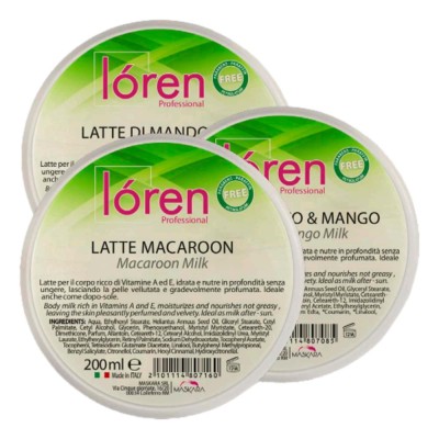 Loren latte corpo al macaroon 200ml