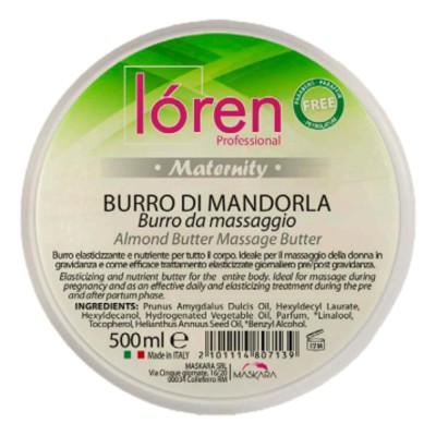 Loren burro di mandorla 500ml (linea maternity)