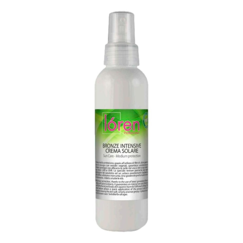 Loren sun protection bronze intensive sun care protezione media 150ml spray