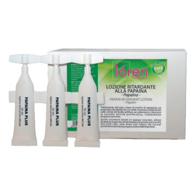 Loren lozione ritardante alla papaina scatola 12 fiale da 10ml