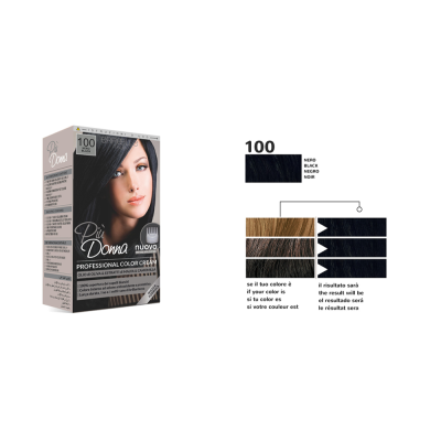 Più Donna Crema Colorante N.100 Nero