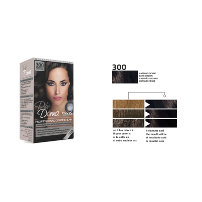 Più Donna Crema Colorante N.300 Castano scuro