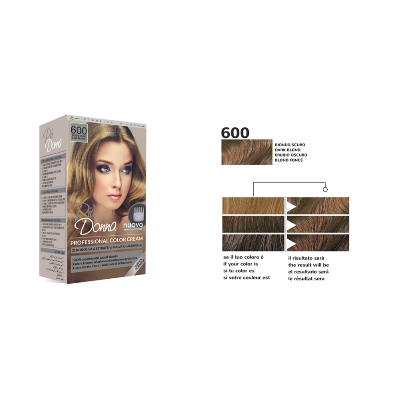 Più Donna Crema Colorante N.600 Biondo scuro