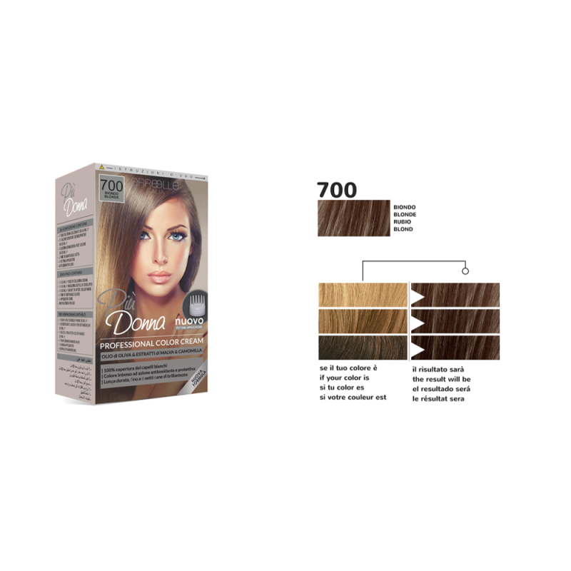 Più Donna Crema Colorante N.700 Biondo