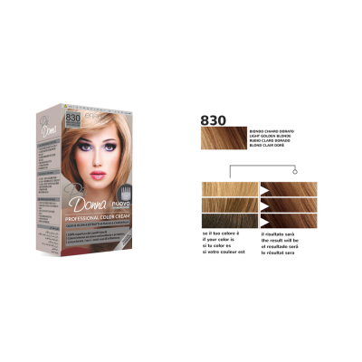 Più Donna Crema Colorante N.830 Biondo chiaro dorato