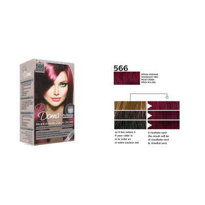 Più Donna Crema Colorante N.566 Rosso mogano