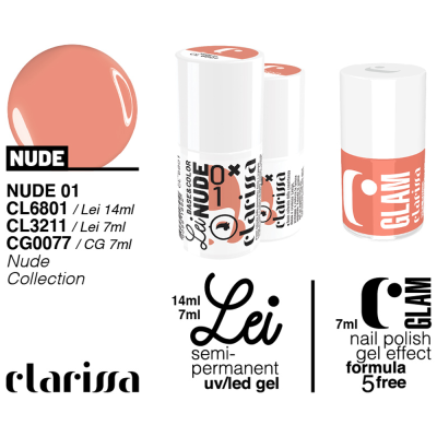 Clarissa Lei - LEI 3211 color nude 01 Base & Nude 7 ml