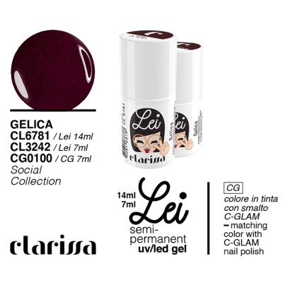 Clarissa Lei Gelica Smalto Semipermanente 7ml cl 3242 Social Collection
