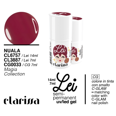 Clarissa Lei Nuala Smalto Semipermanente 7ml cl 3887 Magia Collection