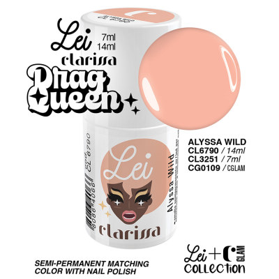 Clarissa Lei Alyssa Wild Smalto Semipermanente 7ml CL 3251 Drag Queen Collection