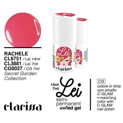 Clarissa Lei - Rachele Smalto Semipermanente CL 3881 Secret Garden Collection 7 Ml