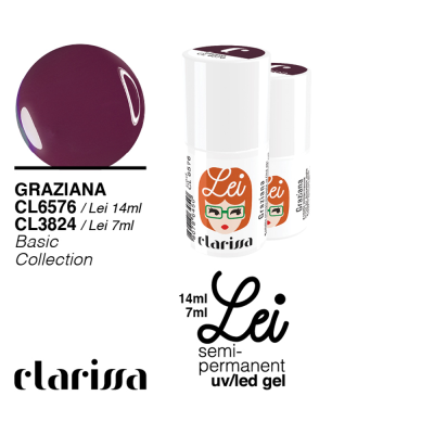 Clarissa Lei - Graziana Smalto Semipermanente LEI 3824 Basic Collection 7 ml

TPO&HEMA FREE