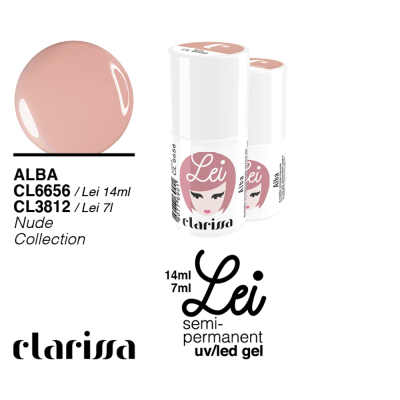 Clarissa Lei Alba Smalto Semipermanente CL 3812 Nude Collection - 7 Ml