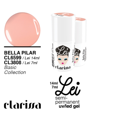 Clarissa Lei Bella Pilar Smalto Semipermanente CL 3808 Basic Collection - 7 Ml
