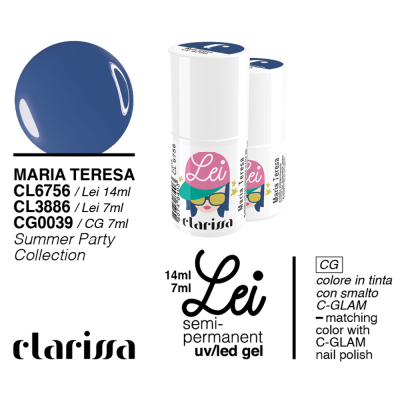 Clarissa Lei Maria Teresa Smalto Semipermanente 7ml cl 3886 Summer Party Collection
