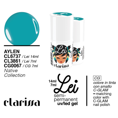 Clarissa Lei Aylen Smalto Semipermanente Native Collection - 7 Ml

LEI 3861 

TPO&HEMA FREE