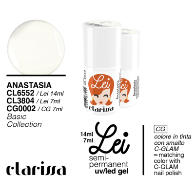 Clarissa Lei Semipermanente Anastasia - 7 ml TPO & HEMA FREE
CL 3804