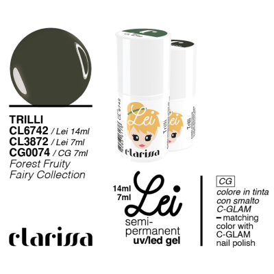 Clarissa Lei smalto semipermanente led e uv cl 3872 Trilli - 7 ml