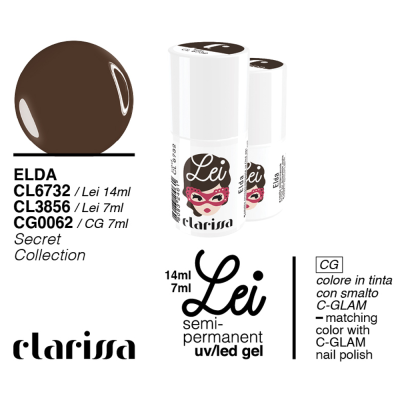 Clarissa Lei Elda Smalto Semipermanente 7ml cl 3856 Secret Collection