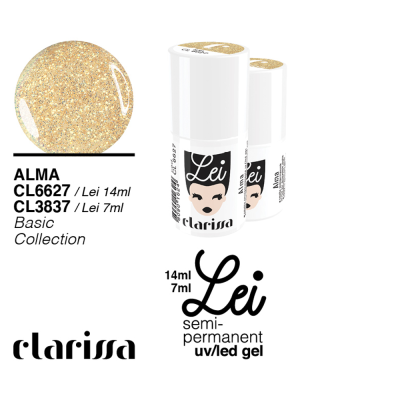 Clarissa Lei Alma Smalto Semipermanente 7ml cl 3837 Basic Collection
