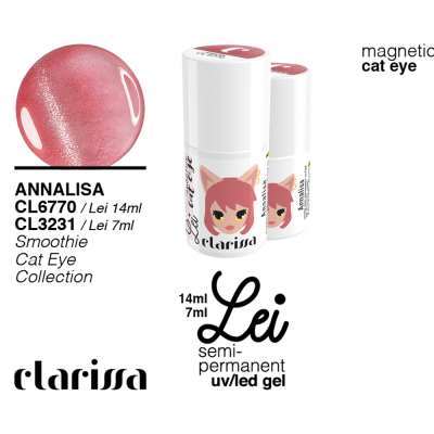 Clarissa Lei - Annalisa CL 3231 Smalto Semipermanente Smoothie Cat Eye Collection 7 Ml