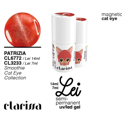Clarissa Lei - Patrizia CL 3233 Smalto Semipermanente Smoothie Cat Eye Collection 7 Ml