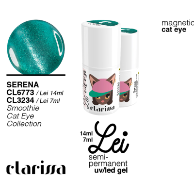 Clarissa Lei Serena smalto semipermanente cat eye dalle molteplici sfumature - 7 ml