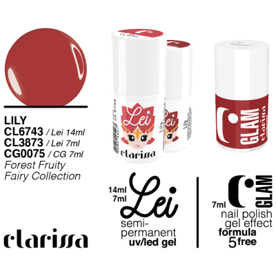 Smalto tradizionale Effetto Gel. n. 075 - Lily - forest fruity fairy collection