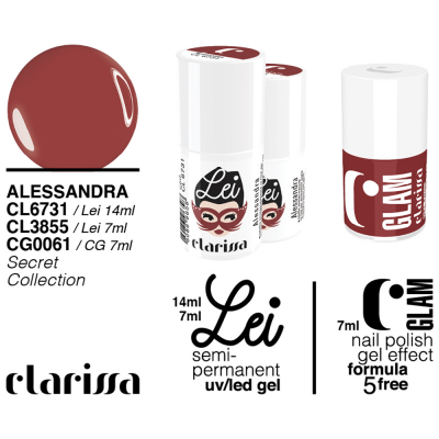 smalto tradizionale effetto gel. n. 061 - alessandra secret collection