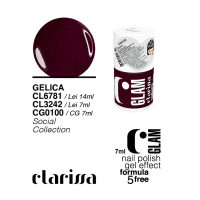 Smalto tradizionale Effetto Gel. n. 0100 - gelica - social collection