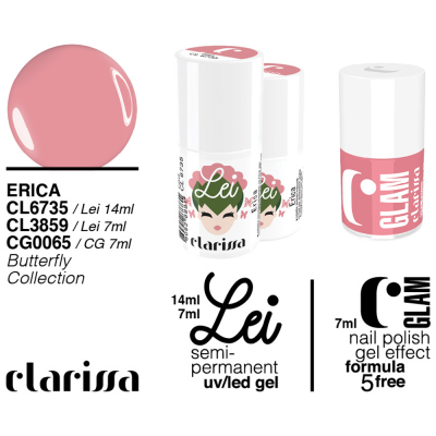 Smalto tradizionale Effetto Gel. n. 065 - erika butterfly collection