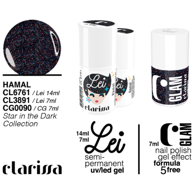 Smalto tradizionale Effetto Gel. n. 090 - hamal - star in the dark collection.