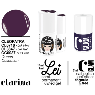 Smalto tradizionale Effetto Gel. n. 037 - Cleopatra queen collection