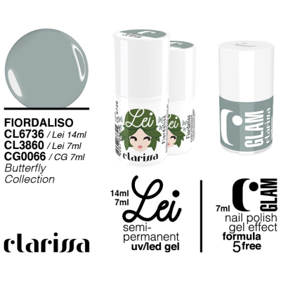 Smalto tradizionale Effetto Gel. n. 066 - fiordaliso butterfly collection
