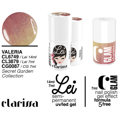 Smalto tradizionale Effetto Gel. n. 087 - valeria secret garden collection