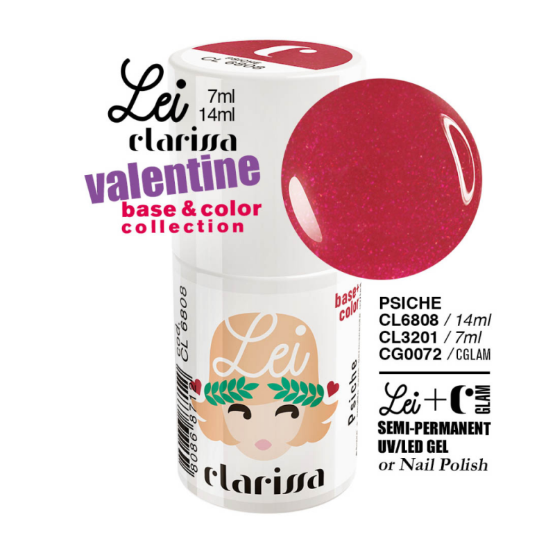 Clarissa Lei - Psiche Smalto Semipermanente CL 3201 Valentine Collection 7 Ml