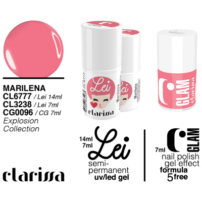 Clarissa Lei - Marilena Smalto Semipermanente CL 3238 Explosion Collection 7 Ml