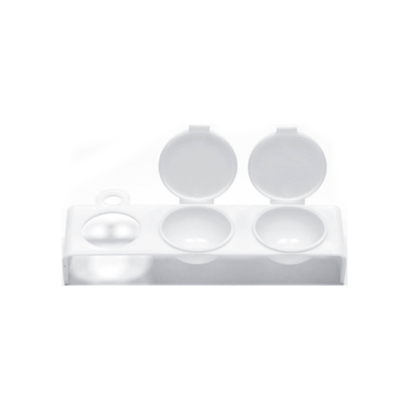 contenitore doppio in plastica