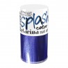 Clarissa Splash Color effetto acquarello - blu metallizzato
