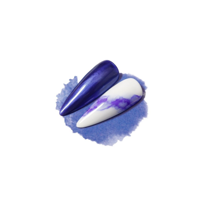 Clarissa Splash Color effetto acquarello - blu metallizzato