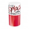 Clarissa splash color effetto acquarello - rosso metallizzato
