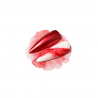 Clarissa splash color effetto acquarello - rosso metallizzato
