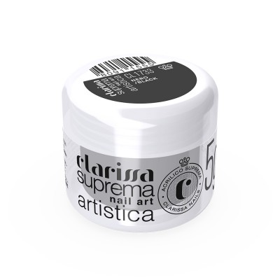 Polveri acriliche colorate che permettono di realizzare facilmente decori 3D e fantastici nail french - Nero