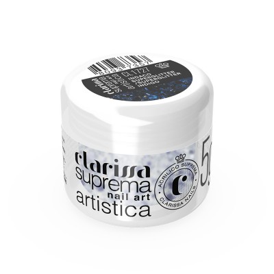 Polveri acriliche colorate che permettono di realizzare facilmente decori 3D e fantastici nail french - Indaco Superglitter