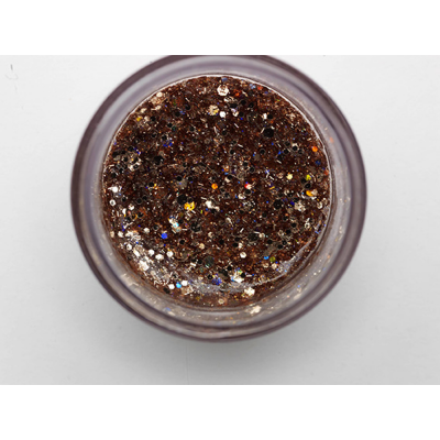 Polveri acriliche colorate che permettono di realizzare facilmente decori 3D e fantastici nail french - Bronzo Superglitter